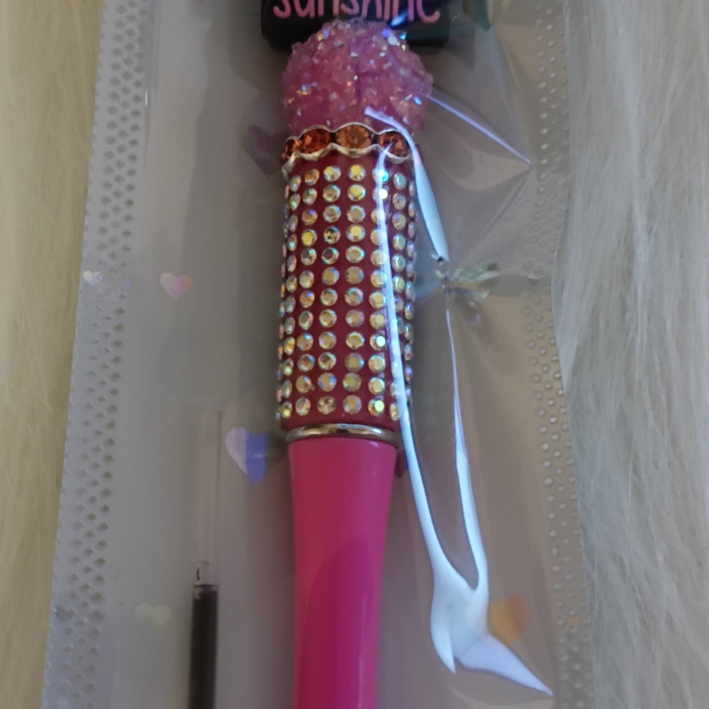 Pink and Gold Craft Pen